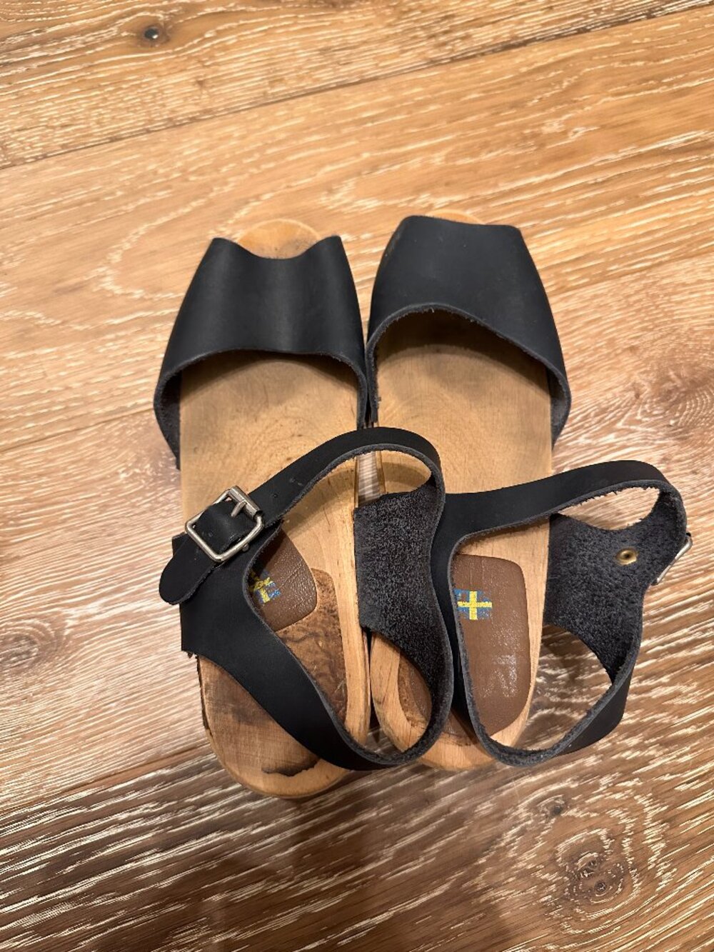 Swedish Mia Wood Sandal